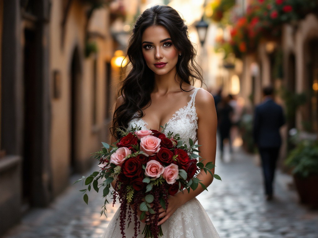 Cascading Bouquets:
