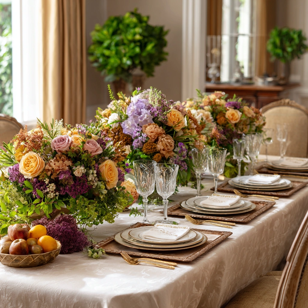 Thanksgiving Flower Decor  