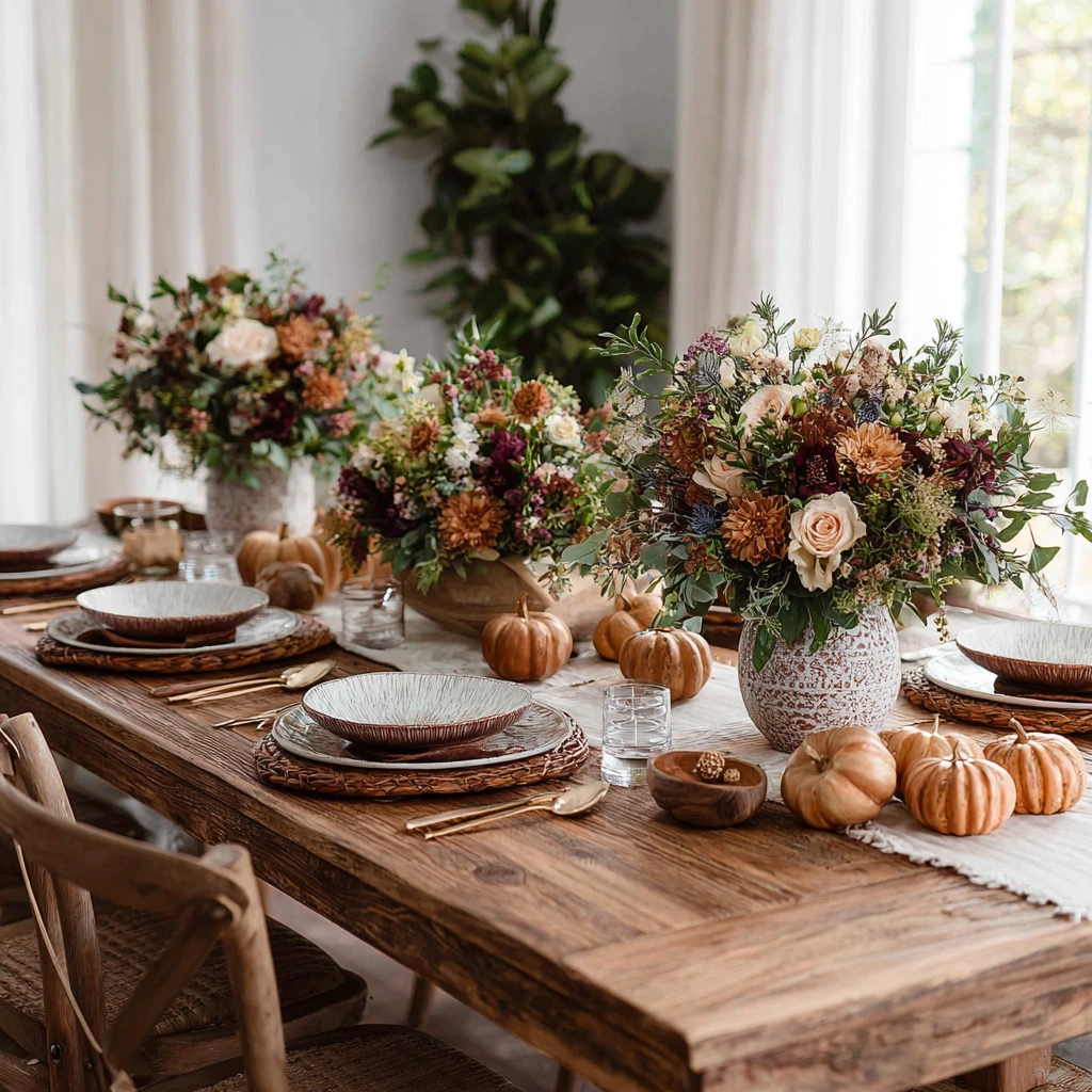 Thanksgiving Flower Decor  