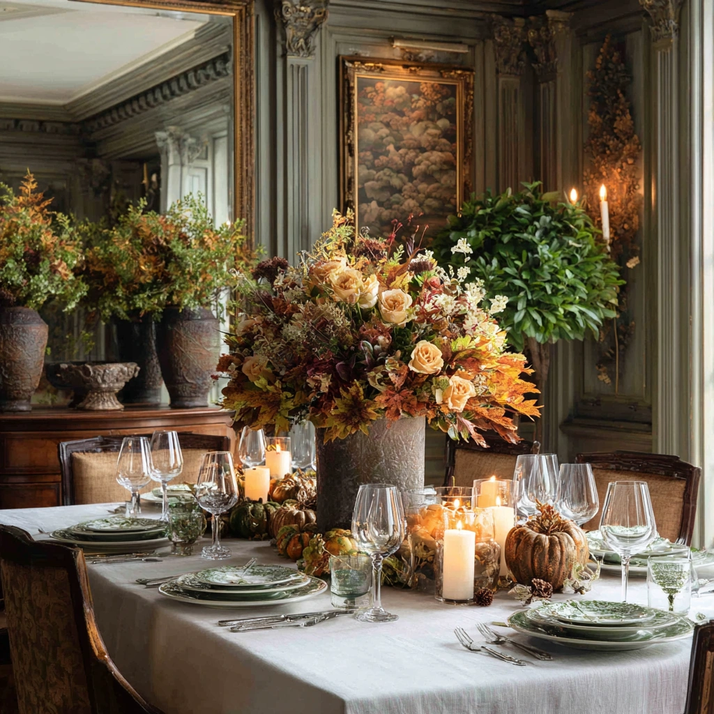 Thanksgiving Flower Decor  