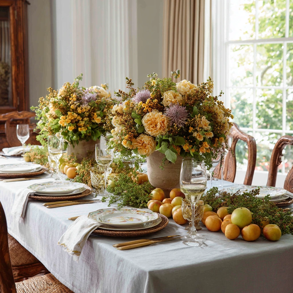 Thanksgiving Flower Decor for Your Dining Room in Florida
