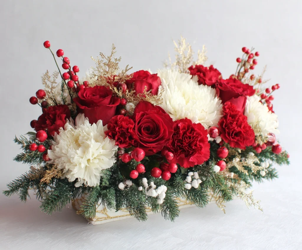 Festive Florals: Christmas Flower Arrangements in Florida
